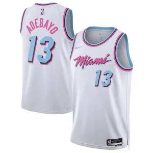 Accattivante Bam Adebayo Miami Heat Nike Unisex 2024/25 Swingman Player Jersey City Edition White  per i veri fan