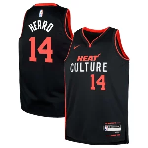 Accattivante Bellissimo Tyler Herro Miami Heat Nike Youth Swingman Replica Jersey City Edition Black  per i veri fan