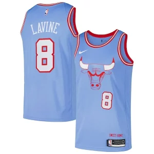 Accattivante Gorgeous Zach LaVine Chicago Bulls Nike Swingman Player Jersey City Edition Blue  per i veri fan