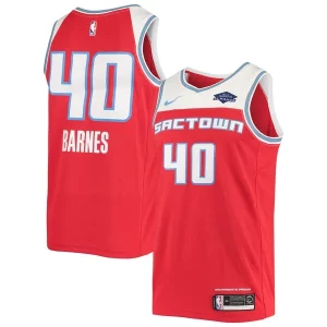 Accattivante Harrison Barnes Sacramento Kings Nike Swingman Jersey Red  per i veri fan