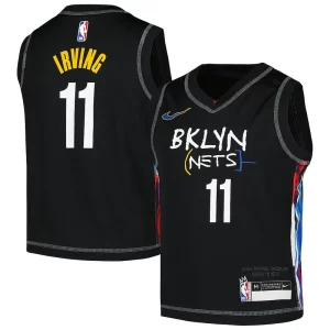 Accattivante Incantevole Kyrie Irving Brooklyn Nets Nike Preschool 2020/21 Swingman Jersey City Edition Black  per i veri fan
