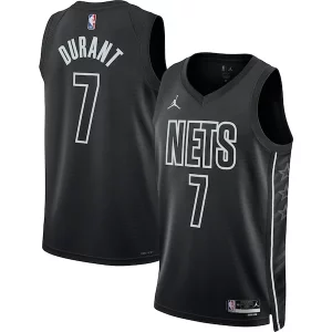 Lussuoso Raffinato Eccezionale Kevin Durant Brooklyn Nets Jordan Brand Unisex Swingman Jersey Statement Edition Black  per i veri fan