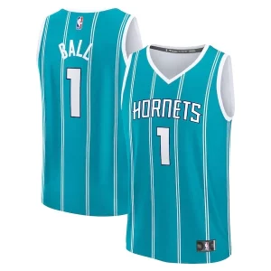 Accattivante LaMelo Ball Charlotte Hornets Fast Break Replica Player Jersey Icon Edition Teal  per i veri fan