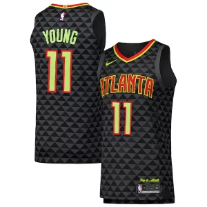 Accattivante Lussuoso Trae Young Atlanta Hawks Nike Authentic Player Jersey Icon Edition Black  per i veri fan