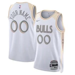 Accattivante Magnifico Pratico Chicago Bulls Nike Unisex 2024/25 Custom Swingman Jersey City Edition White  per i veri fan