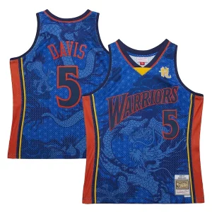 Accattivante Moderno Baron Davis Golden State Warriors 2006/07 Hardwood Classics Asian Heritage 6.0 Swingman Throwback Player Jersey Royal  per i veri fan