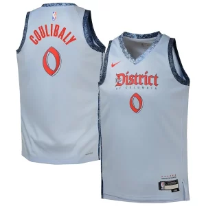 Accattivante Pratico Bilal Coulibaly Washington Wizards Nike Youth 2024/25 Swingman Player Jersey City Edition Light Blue  per i veri fan
