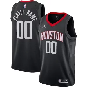 Accattivante Pratico Houston Rockets Jordan Brand Swingman Custom Jersey Statement Edition Black  per i veri fan