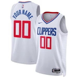 Accattivante Pratico LA Clippers Nike Unisex Swingman Custom Jersey White Association Edition  per i veri fan