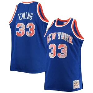 Accattivante Robusto Classico Patrick Ewing New York Knicks Big & Tall 1991/92 NBA 75th Anniversary Diamond Swingman Jersey Blue  per i veri fan