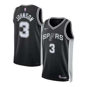 Delizioso Keldon Johnson San Antonio Spurs Nike Unisex Swingman Jersey Association Edition Black  per i veri fan