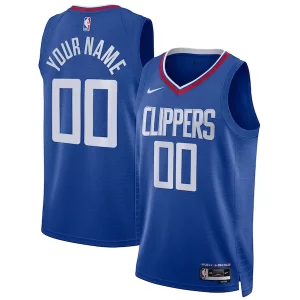Attraente LA Clippers Nike Unisex Swingman Custom Jersey Royal Icon Edition  per i veri fan