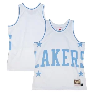 Attraente Los Angeles Lakers Hardwood Classics Blown Out Fashion Jersey White  per i veri fan