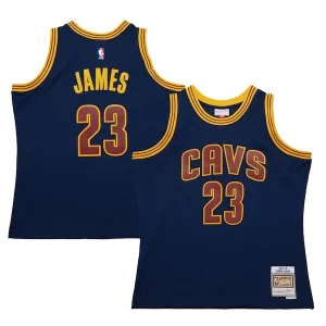 Attraente Lussuoso LeBron James Cleveland Cavaliers 2015/16 Hardwood Classics Swingman Jersey Navy  per i veri fan