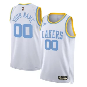 Attraente Resistente Los Angeles Lakers Nike Unisex 2022/23 Custom Swingman Jersey Classic Edition White  per i veri fan