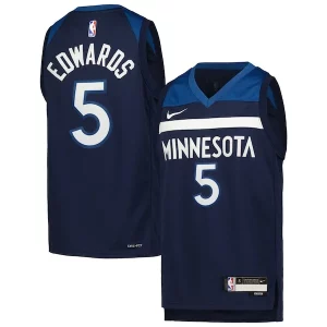 Attraente Sofisticato Anthony Edwards Minnesota Timberwolves Nike Youth Swingman Jersey Icon Edition Navy  per i veri fan