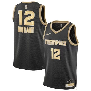 Attraente Sofisticato Pratico Ja Morant Memphis Grizzlies Nike Unisex Select Series Swingman Jersey Black  per i veri fan