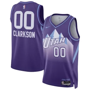 Attraente Splendido Jordan Clarkson Utah Jazz Nike Unisex 2024/25 Swingman Player Jersey City Edition Purple  per i veri fan