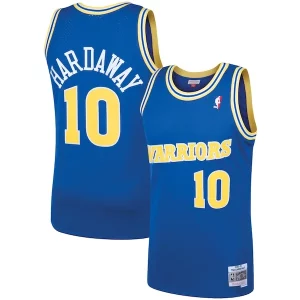 Attraente Tim Hardaway Golden State Warriors 1990/91 Hardwood Classics Swingman Jersey Royal  per i veri fan