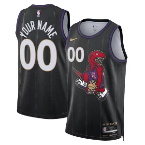 Attraente Toronto Raptors Nike Unisex 2024/25 Custom Swingman Jersey City Edition Black  per i veri fan