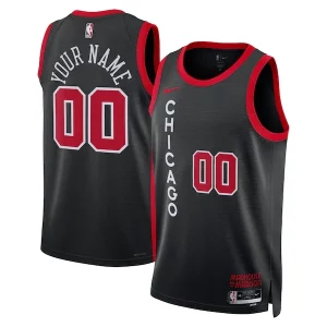 Bellissimo Carino Cool Chicago Bulls Nike Unisex 2023/24 Custom Swingman Jersey Black City Edition  per i veri fan