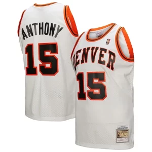 Bellissimo Delizioso Stupendo Carmelo Anthony Denver Nuggets 2006/07 Swingman Jersey White  per i veri fan