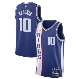 Bellissimo Domantas Sabonis Sacramento Kings Nike Unisex 2023/24 Swingman Jersey Blue City Edition  per i veri fan