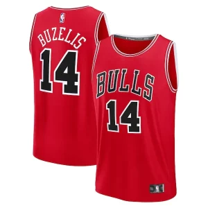 Prestigioso Matas Buzelis Chicago Bulls Fast Break Replica Player Jersey Icon Edition Red  per i veri fan
