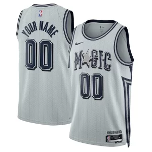 Bellissimo Orlando Magic Nike Unisex 2024/25 Custom Swingman Jersey City Edition Silver  per i veri fan