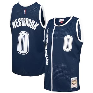 Bellissimo Russell Westbrook Oklahoma City Thunder 2015/16 Swingman Jersey Blue  per i veri fan