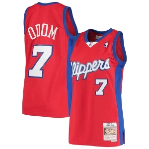 Bellissimo Splendido Lamar Odom LA Clippers 2000/01 Hardwood Classics Swingman Jersey Red  per i veri fan