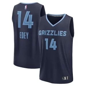 Incantevole Carino Bellissimo Zach Edey Memphis Grizzlies 2024 NBA Draft Fast Break Player Jersey Icon Edition Navy  per i veri fan