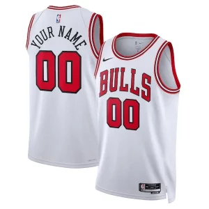 Carino Chicago Bulls Nike Unisex Swingman Custom Jersey White Association Edition  per i veri fan