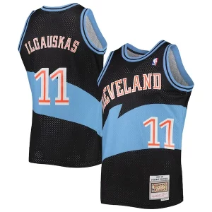 Carino Lussuoso Splendido Zydrunas Ilgauskas Cleveland Cavaliers Hardwood Classics Swingman Jersey Black  per i veri fan