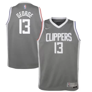 Carino Magnifico Moderno Paul George LA Clippers Nike Youth 2020/21 Swingman Player Jersey Gray Earned Edition  per i veri fan