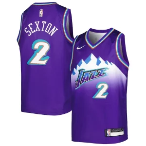 Carino Ottimo Collin Sexton Utah Jazz Nike Youth 2022/23 Swingman Jersey City Edition Purple  per i veri fan