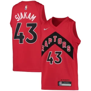 Carino Pascal Siakam Toronto Raptors Nike Youth 2021/22 Diamond Swingman Jersey Icon Edition Red  per i veri fan