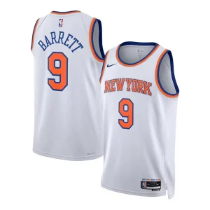 Carino Raffinato Splendido RJ Barrett New York Knicks Nike Unisex Swingman Jersey Association Edition White  per i veri fan