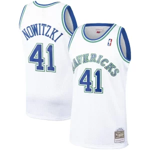 Carino Robusto Classico Dirk Nowitzki Dallas Mavericks 1998/99 Hardwood Classics Swingman Jersey White  per i veri fan