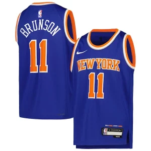 Carino Sofisticato Moderno Jalen Brunson New York Knicks Nike Youth Swingman Jersey Icon Edition Blue  per i veri fan