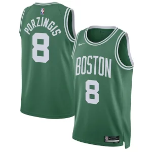 Classico Accattivante Kristaps Porzingis Boston Celtics Nike Unisex Swingman Jersey Icon Edition Kelly Green  per i veri fan