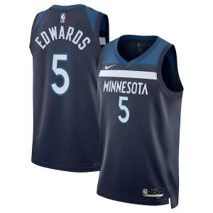 Classico Anthony Edwards Minnesota Timberwolves Nike Unisex Swingman Replica Jersey Icon Edition Navy  per i veri fan