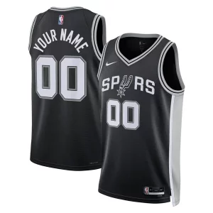 Classico Bellissimo San Antonio Spurs Nike Unisex Swingman Custom Jersey Black Icon Edition  per i veri fan