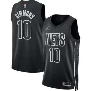 Classico Ben Simmons Brooklyn Nets Jordan Brand Unisex Swingman Jersey Statement Edition Black  per i veri fan