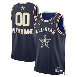 Eccezionale Prestigioso Jordan Brand Unisex 2024 NBA All Star Game Swingman Custom Jersey Navy  per i veri fan