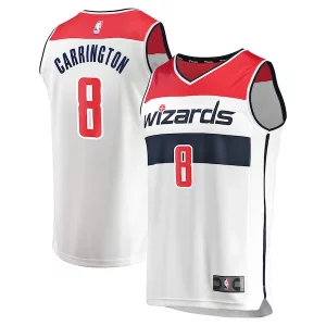 Pratico Accattivante Duraturo Carlton Carrington Washington Wizards Youth Fast Break Replica Player Jersey Association Edition White  per i veri fan