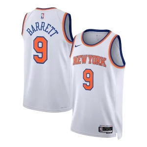 Classico Comodo RJ Barrett New York Knicks Nike Unisex Swingman Jersey Association Edition White  per i veri fan