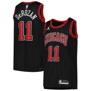 Classico Incantevole DeMar DeRozan Chicago Bulls Jordan Brand Unisex Swingman Jersey Statement Edition Black  per i veri fan