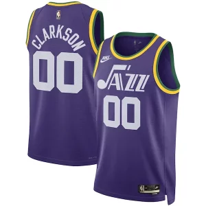 Classico Jordan Clarkson Utah Jazz Nike Unisex Swingman Replica Jersey Classic Edition Purple  per i veri fan