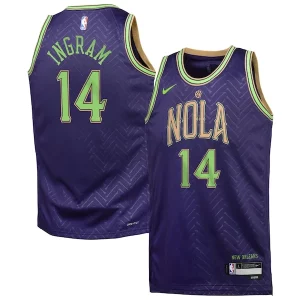 Classico Lussuoso Versatile Brandon Ingram New Orleans Pelicans Nike Youth 2024/25 Swingman Player Jersey City Edition Purple  per i veri fan